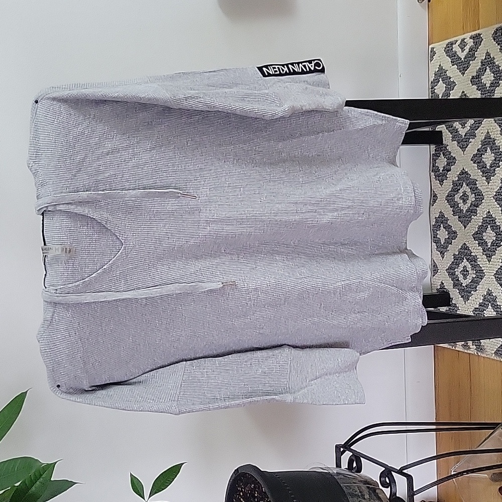 Calvin Klein Hoodie Large Gray.